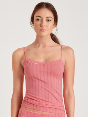 Sous Vêtement Calida Etude Toujours Spaghetti Top Femme Strawberry Ice | LW6472853