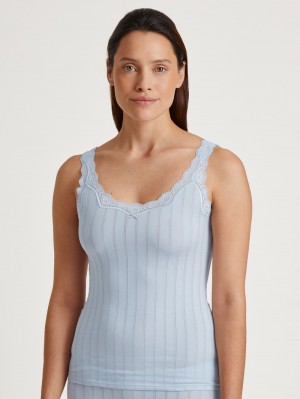 Sous Vêtement Calida Etude Toujours Tank Top Femme Arctic Ice | IA9487261