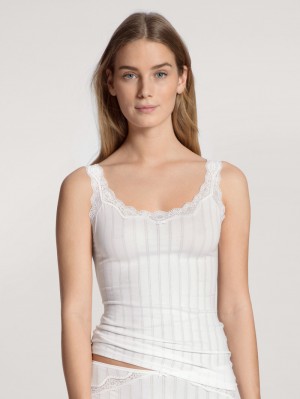 Sous Vêtement Calida Etude Toujours Tank Top Femme Weiss | VZ2986731