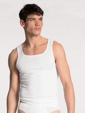 Sous Vêtement Calida Evolution Athletic Shirt Homme Weiss | UG8097613