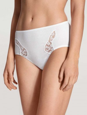 Sous Vêtement Calida Feminin Sense Midi Brief Femme Weiss | UN3942570