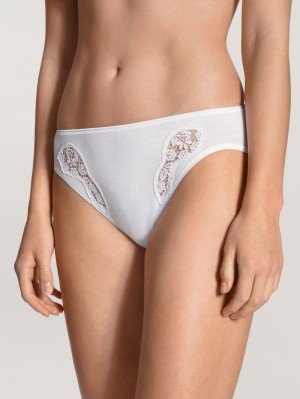 Sous Vêtement Calida Feminin Sense Mini Brief Femme Weiss | TE5087296