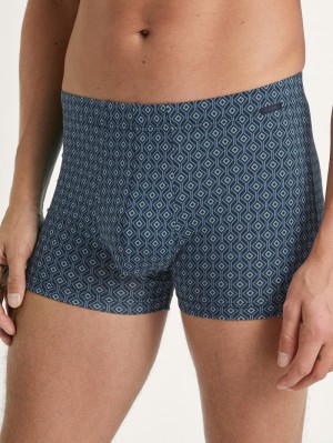 Sous Vêtement Calida Grafic Cotton Boxer Brief Homme Noir | EG4093265