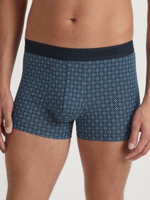 Sous Vêtement Calida Grafic Cotton Boxer Brief Homme Noir | PM7162540