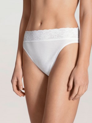 Sous Vêtement Calida Iconics Brief Femme Weiss | XT6892715