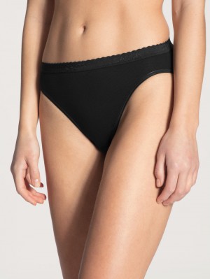 Sous Vêtement Calida Iconics Mini Brief Femme Schwarz | DN6230785