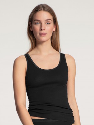 Sous Vêtement Calida Iconics Tank Top Femme Schwarz | TX9540682