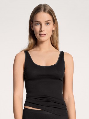 Sous Vêtement Calida Light Tank Top Femme Schwarz | CV2386904
