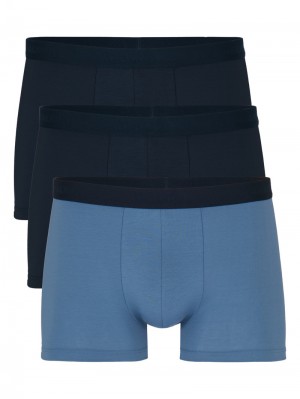 Sous Vêtement Calida Natural Benefit Boxer, Value Pack Homme Bleu | JZ6718249