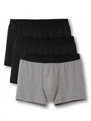 Sous Vêtement Calida Natural Benefit Boxer, Value Pack Homme Jet-black | NF3862497