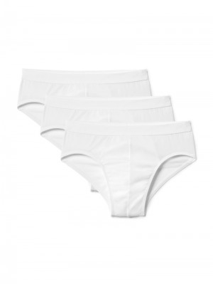 Sous Vêtement Calida Natural Benefit Brief, Value Pack Homme Weiss | WT1685903