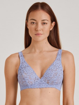 Sous Vêtement Calida Natural Comfort Lace Soft Non-wired Bra Femme Lavande | QC0169372