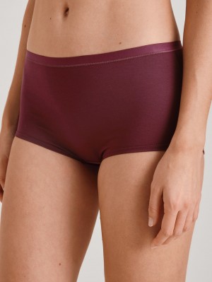 Sous Vêtement Calida Natural Comfort Shorty Regular Cut Femme Rouge | AZ7398102