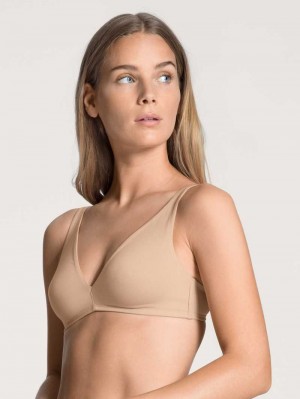 Sous Vêtement Calida Natural Comfort Soft Bra Femme Rose | TW8675934