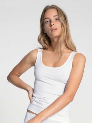 Sous Vêtement Calida Natural Comfort Tank Top Femme Weiss | TZ8561394