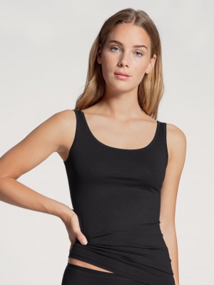 Sous Vêtement Calida Natural Comfort Tank Top Femme Schwarz | PK3860524