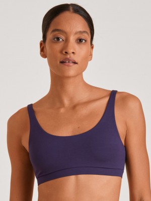 Sous Vêtement Calida Natural Skin Bustier, Cradle To Cradle Certified® Femme Violette | EF7253890