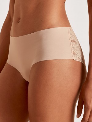 Sous Vêtement Calida Natural Skin Lace Panty, Cradle To Cradle Certified® Femme Rose | TD0754896