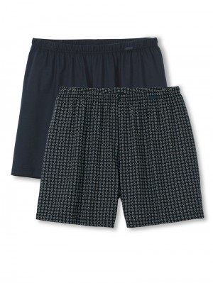 Sous Vêtement Calida Prints Benefit Boxershorts, Two Pack Homme Fog | YC3781604
