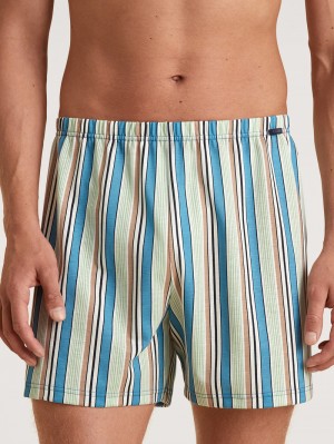 Sous Vêtement Calida Prints Boxer Shorts Homme Bleu | BS1920475
