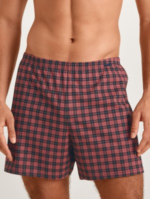 Sous Vêtement Calida Prints Boxer Shorts Homme Rouge | JL8402579