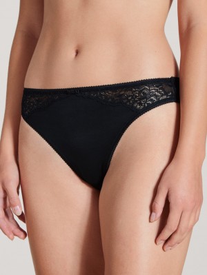 Sous Vêtement Calida Sensual Secrets Brief Femme Schwarz | ZI9461830