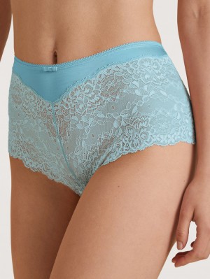 Sous Vêtement Calida Sensual Secrets Shorty Regular Cut Femme Bleu | IP5908467
