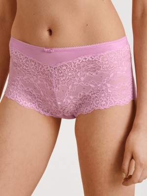 Sous Vêtement Calida Sensual Secrets Shorty Regular Cut Femme Rose | EF0621578