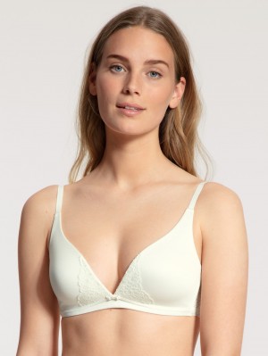Sous Vêtement Calida Sensual Secrets Soft Bra Femme Alabaster Crème | GV7385620