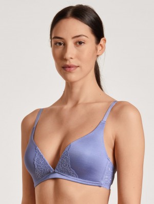 Sous Vêtement Calida Sensual Secrets Soft Bra Femme Bleu | JG4970385