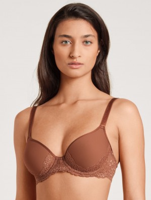 Sous Vêtement Calida Sensual Secrets Spacer Bra Femme Ginger Bisquit | IT2359078