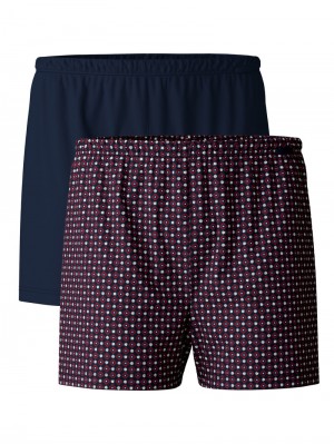 Sous Vêtement Calida Special Boxer Shorts, 2-pack Homme Bleu | QF0175892