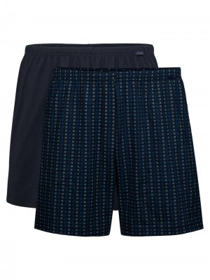 Sous Vêtement Calida Special Boxer Shorts, 2-pack Homme Bleu | DX8637094