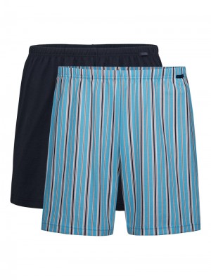 Sous Vêtement Calida Special Boxer Shorts, 2-pack Homme Bleu | RC0249731