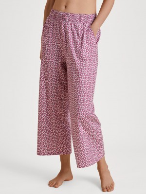 Summer Oufits Calida Favourites Harmony 7/8 Pants Femme Rouge | UC1475602
