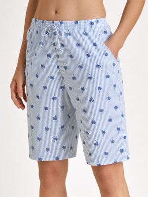 Summer Oufits Calida Favourites Serenity Bermudas Femme Bleu | PF5837296