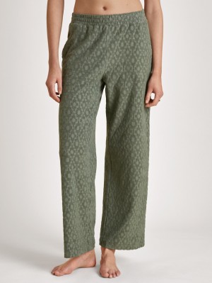 Summer Oufits Calida Lounge Healing Pants Femme Vert | CR2486379