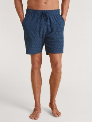 Summer Outfits Calida Rmx Lounge Holiday Bermudas Homme Bleu | YF5769124