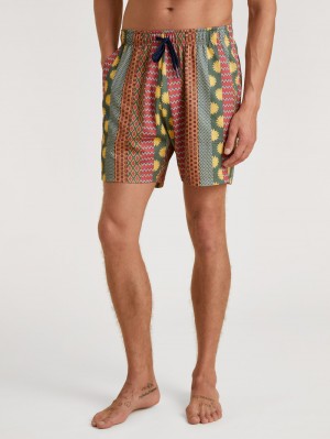 Summer Outfits Calida Rmx Sleep Holiday Bermudas Homme Rouge | FX8624593