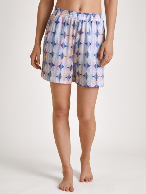 Vêtement De Nuit Calida Circular Dreams Shorts, Cradle To Cradle Certified® Femme Bleu | SI9804573
