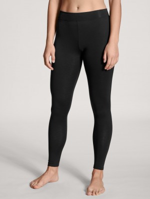Vêtement De Nuit Calida Elastic Leggings Femme Schwarz | JQ5908374