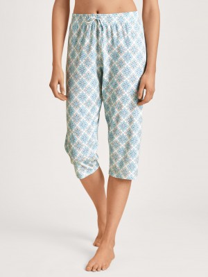Vêtement De Nuit Calida Favourites Balance 3/4 Pants Femme Bleu | IR2106934