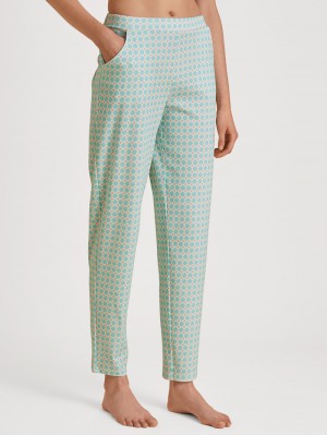 Vêtement De Nuit Calida Favourites Balance Pants With Side Pockets Femme Bleu | AG1705824
