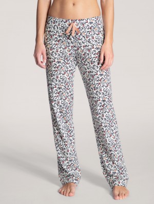Vêtement De Nuit Calida Favourites Dreams Pants Femme Blanche | FZ3781045
