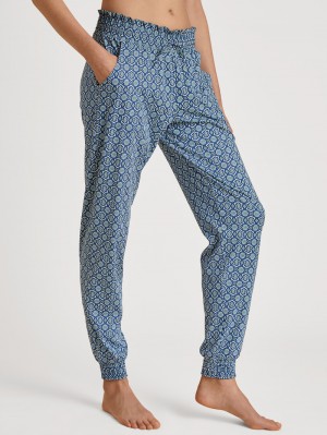Vêtement De Nuit Calida Favourites Energy Pants Femme Bleu | QY0782359