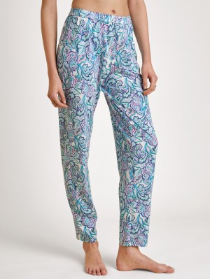 Vêtement De Nuit Calida Favourites Energy Pants Femme Bleu | TM0457196