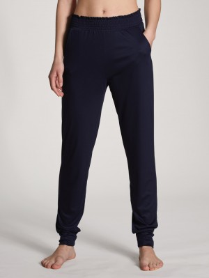Yoga Calida Circular Sleep Pants Femme Noir Bleu | RH4971605