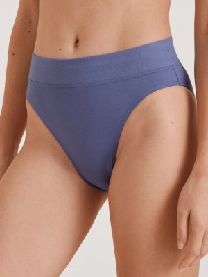 Yoga Calida Elastic Brief, High Waist Femme Violette | ZK5170324
