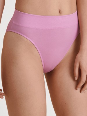 Yoga Calida Elastic Brief, High Waist Femme Rose | YR6810739