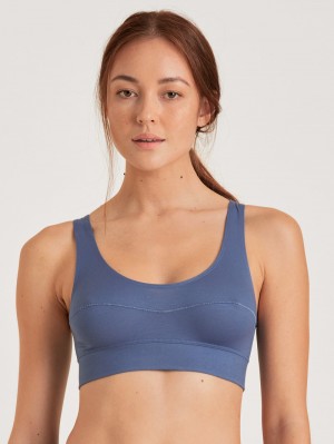 Yoga Calida Elastic Bustier Femme Violette | GC5017496